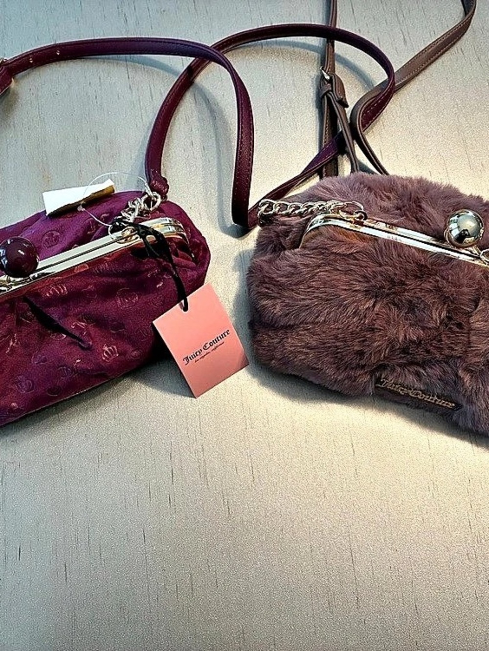 $55 EACH, buy 1 or both! Juicy Couture Keep It Classy Frame Crossbody Frame Cros